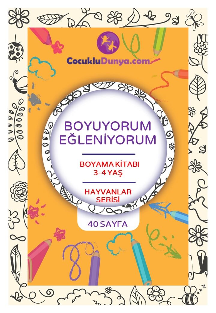 Boyuyorum Eğleniyorum - Hayvanlar (3-4 Yaş)