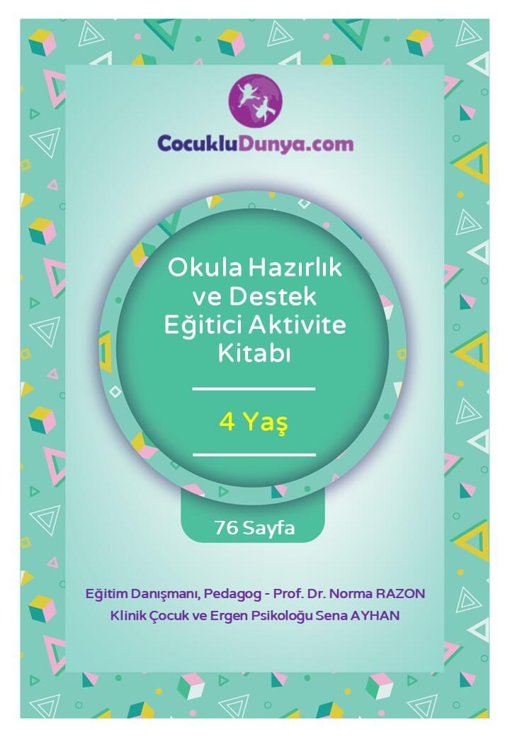 Okula Hazırlık ve Destek Kitabı (4 Yaş)