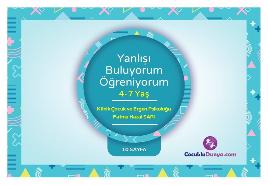 Yanlışı Buluyorum Öğreniyorum (4-7 Yaş)